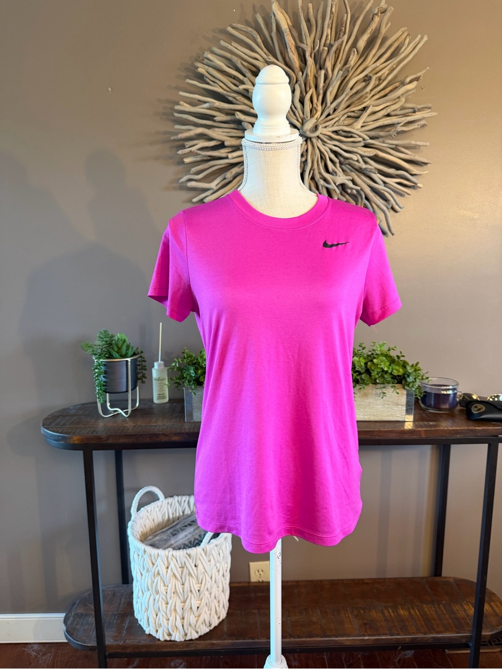 Nike Dri-Fit tee in magenta